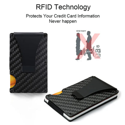 CARBON FIBER RFID CARD HOLDER